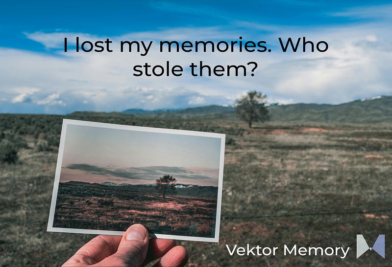 I Lost My Memories — Who Stole Them?